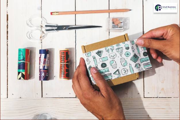 Hand Painted Package Wrap
