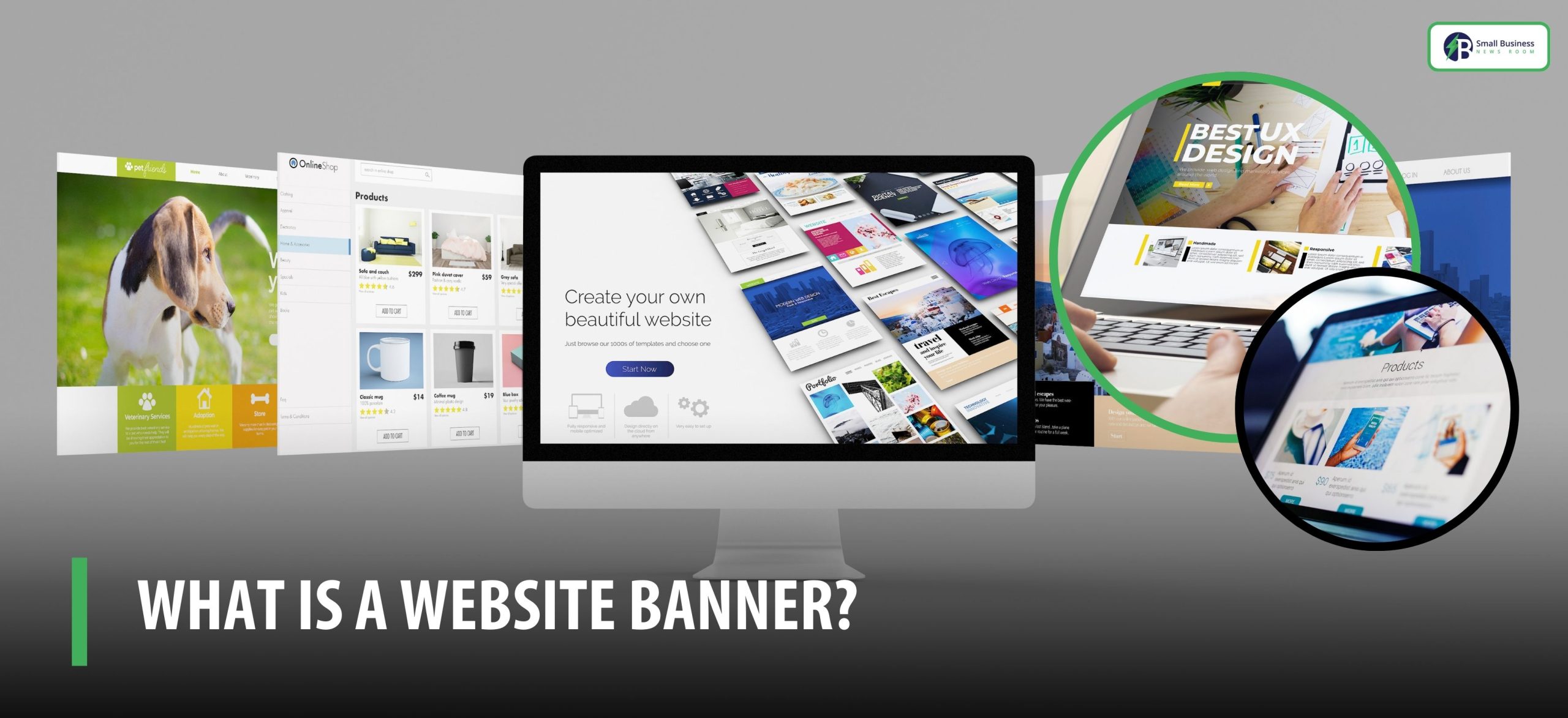 What is a website banner