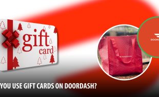 can you use gift cards on DoorDash