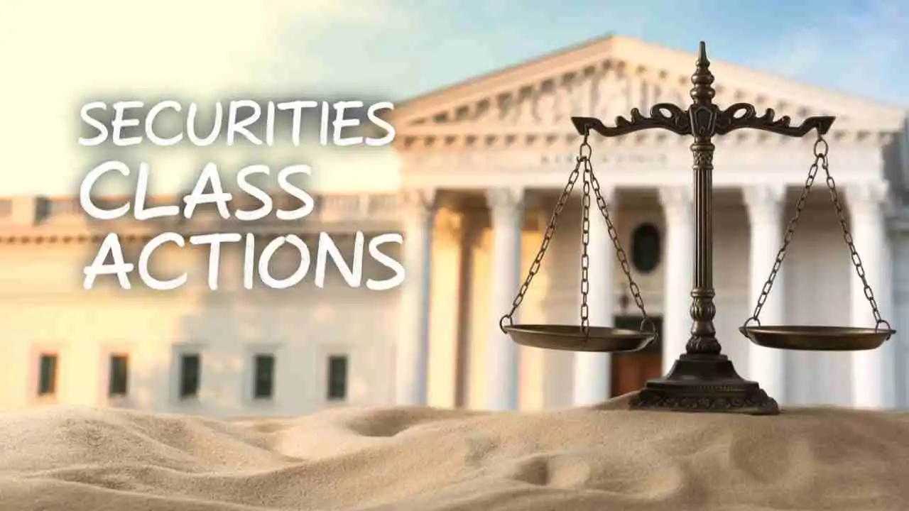 securities class action lawsuits