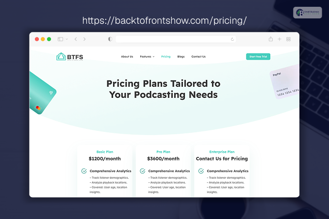Backtofrontshow: A Quick Glance At Pricing