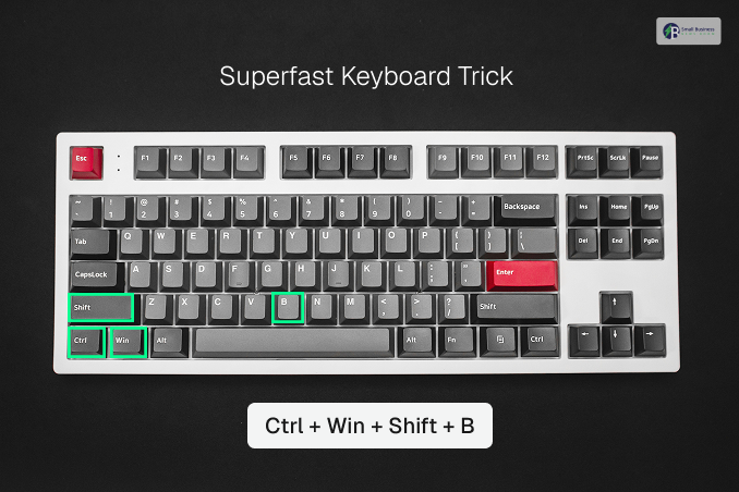Superfast keyboard trick