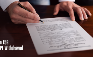 Form 15 G for PF Withdrawal